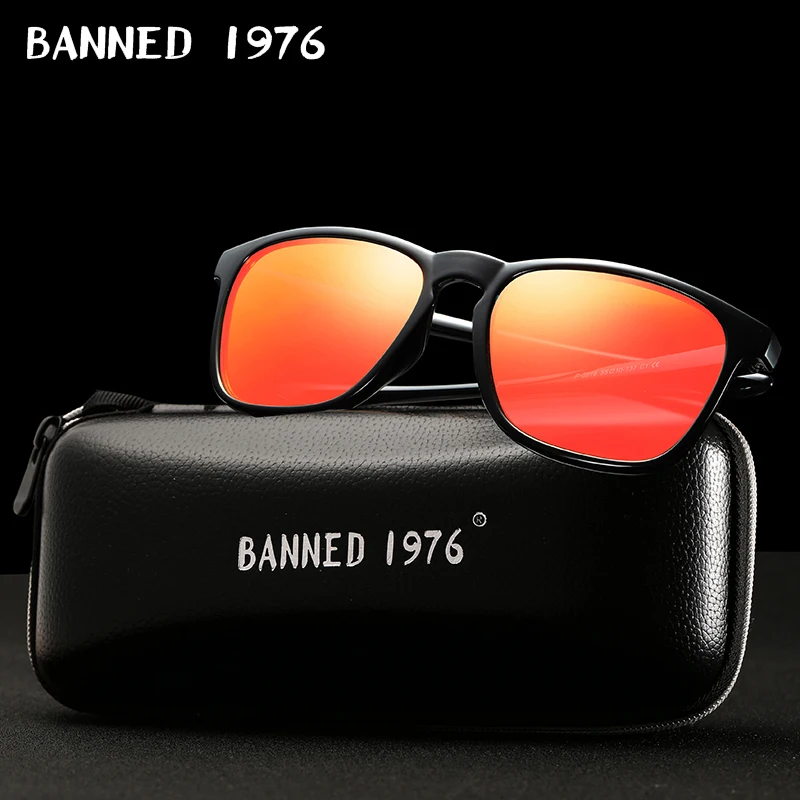 54 мм модные унисекс квадратные винтажные Поляризованные Солнцезащитные очки