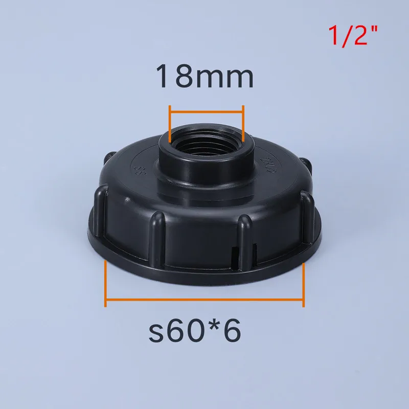 Прочный фитинг для резервуара с водой S60X6 резьба 1/2 &quot3/4" 1 "садовый шланг