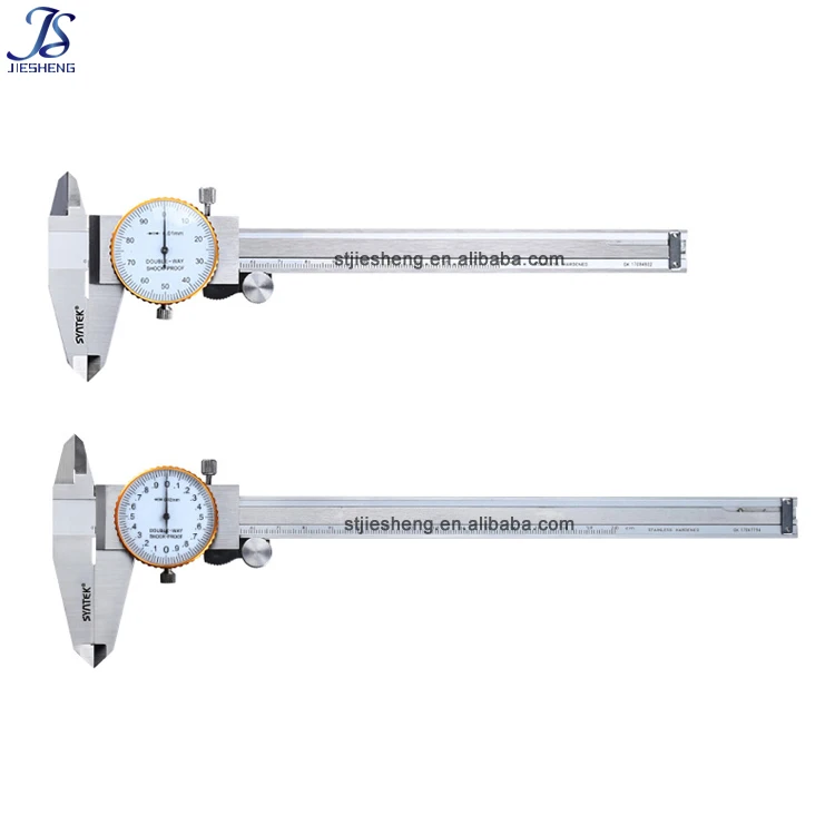 

Shock-proof Stainless Steel Dial Vernier Caliper Metric Gauge Measuring Tool 0.01mm 0.02mm 0-150mm 0-200mm 0-300mm