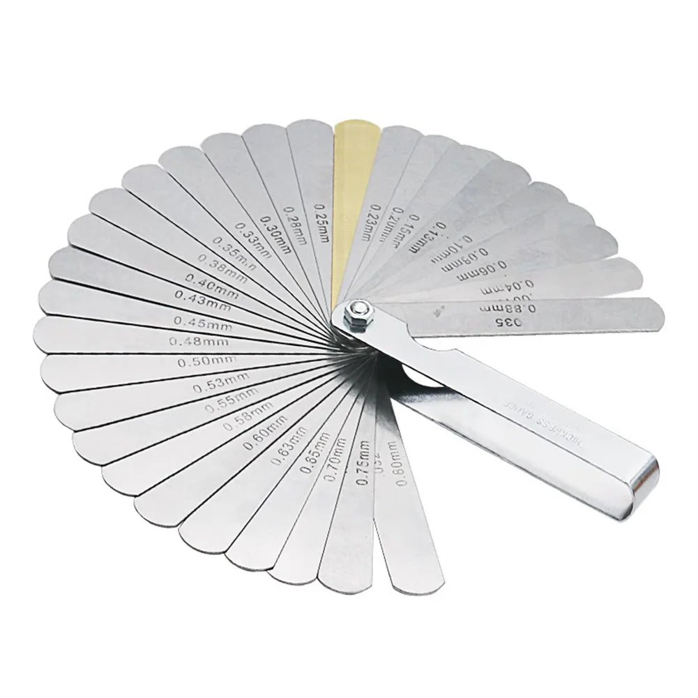 

Plug 32 Blade Garden Metric Feeler Gauge Spark Dual Marked Rangefinder Hand Tools Imperial Home