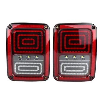 

One Pair Car Tail Light Brake Light Turn Signal Lamp Rear Running Lights for Jeep for Wrangler LED Rear Reversing Brake Light