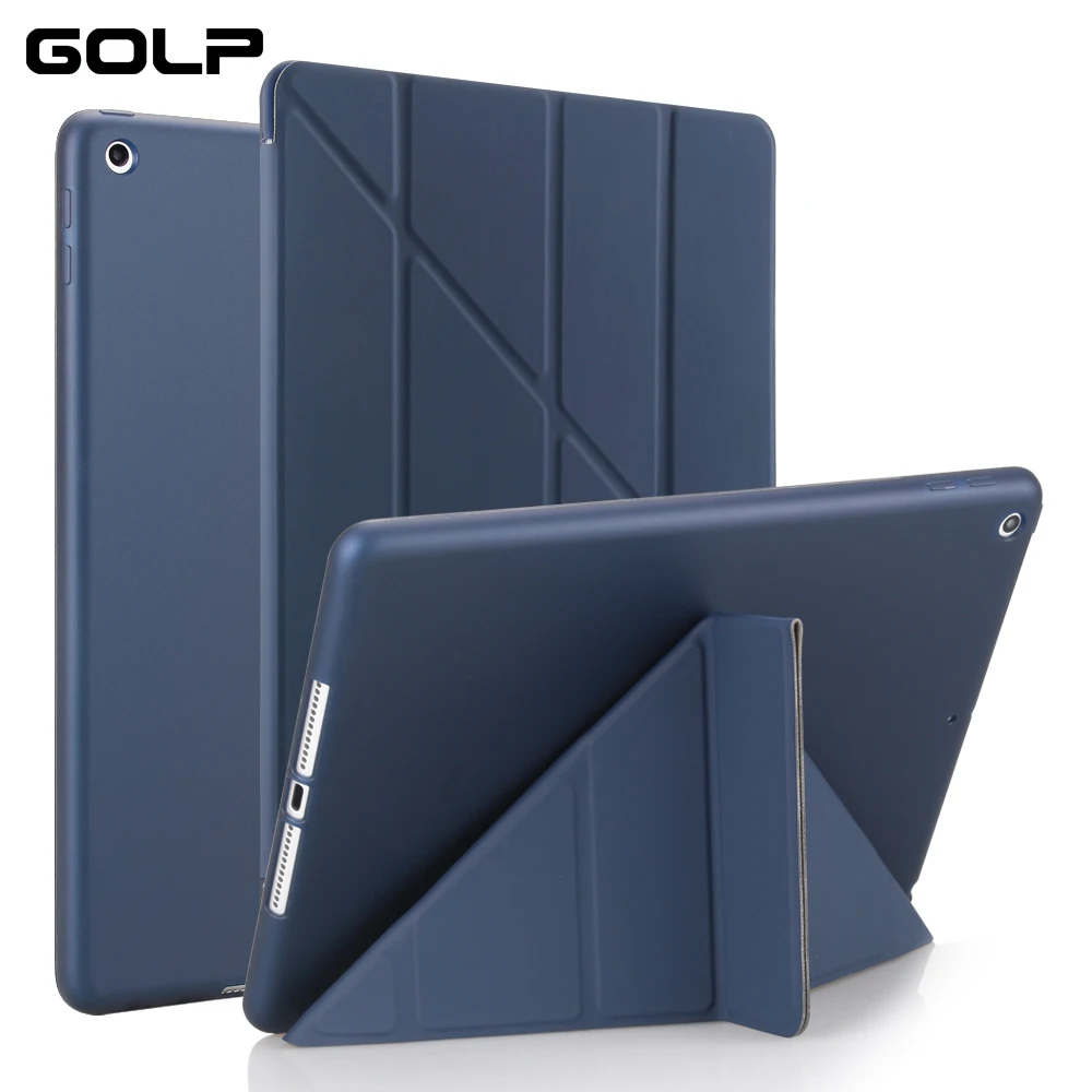 Чехол книжка для iPad Mini 5 чехол GOLP Ultra Slim из искусственной кожи на магнитной