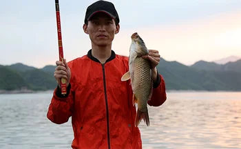 

Telescopic Red Carbon Fiber 3.6m 3.9m 4.5m 4.8m 5.4m 6.3m 7.2m 5.7m Portable Fishing Rod Sea Travel Carp Ice Fishing Pole