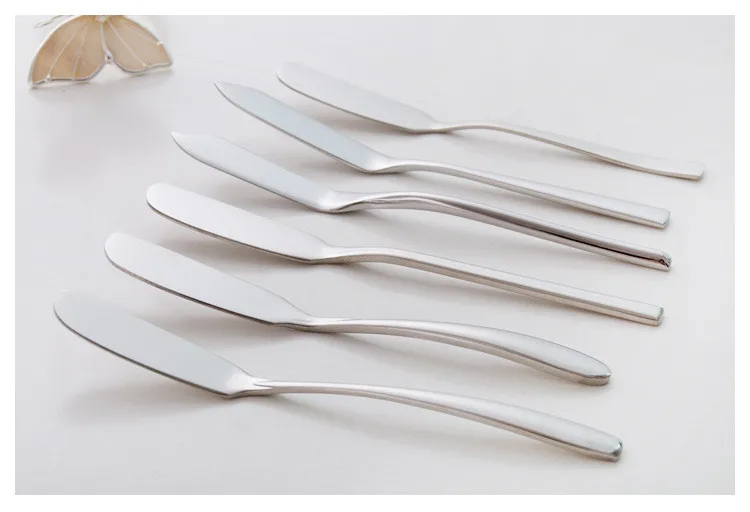 Description Picture 6 of item304 Stainless Steel Butter Knife, Jam Spatula, Butter Spreading Sauce, Cheese, Western Cheese, Kitchen Tools, Tableware