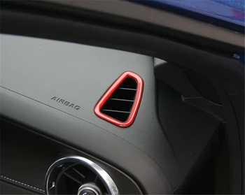

Auto Accessory Fit For Chevrolet Camaro 2016 - 2019 Colorful Dashboard Air Conditioning Outlet Vent Molding Trim