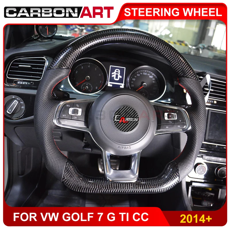 Рулевое колесо из углеродного волокна для golf 6 Golf 7 Scirocco автомобильный Стайлинг