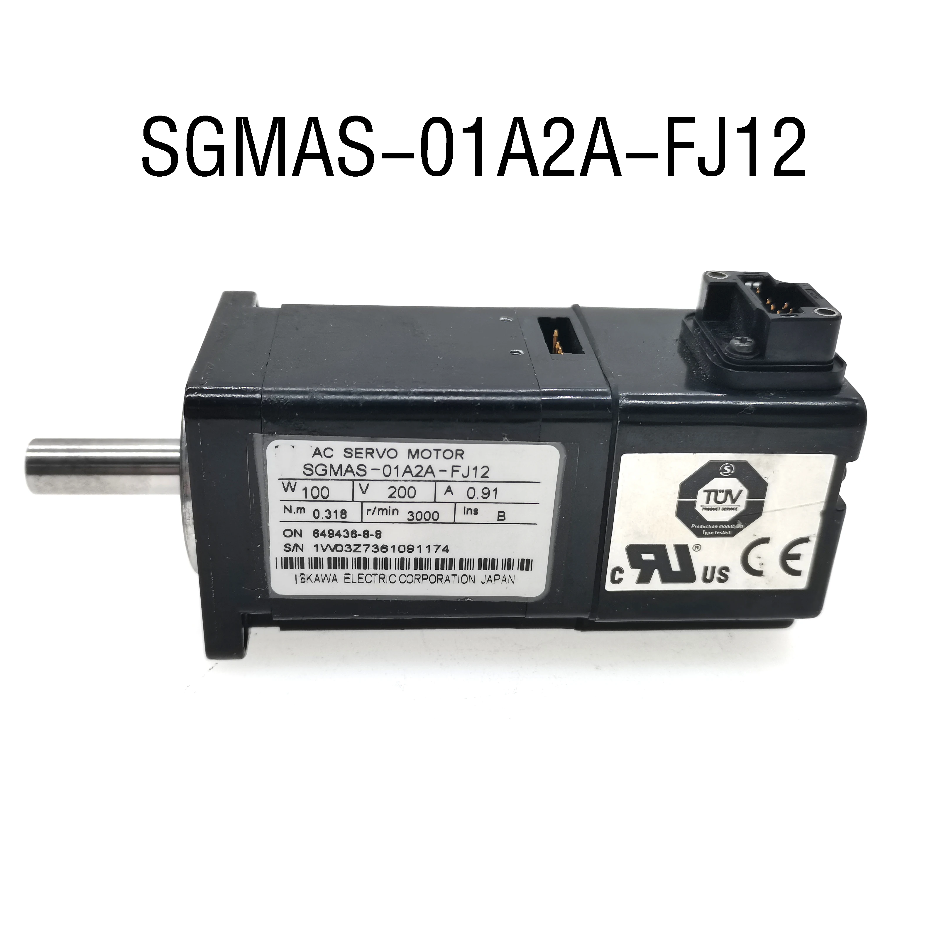 Серводвигатель SGMAS-01A2A-FJ12 переменного тока б/у | Электроника