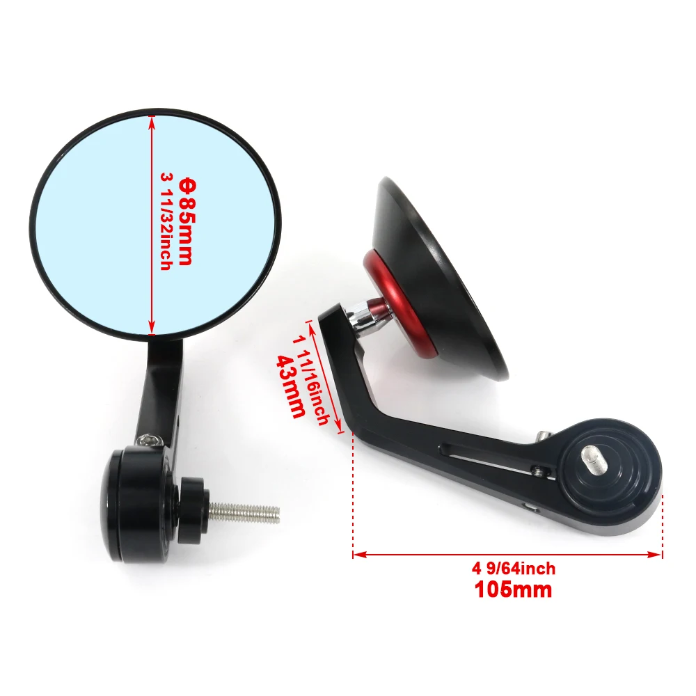 7/8 22mm Ϲ   ̷ ڵ  Rearview Side Mirror Triumph DAYTONA 600 650 Tiger 800 Speed Triple 750