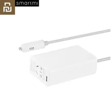 Xiaomi Smartmi 100W портативный автомобильный преобразователь питания DC 12V в AC 220V с 5 V/2.4A usb портами гнездо автомобильного зарядного устройства