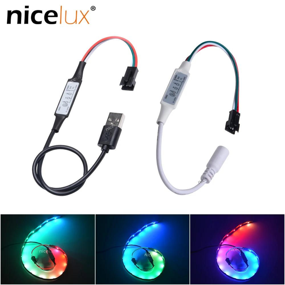 Диммер для светодиодной ленты WS2812 RGB 5050 5 В 3 кнопки | Лампы и освещение