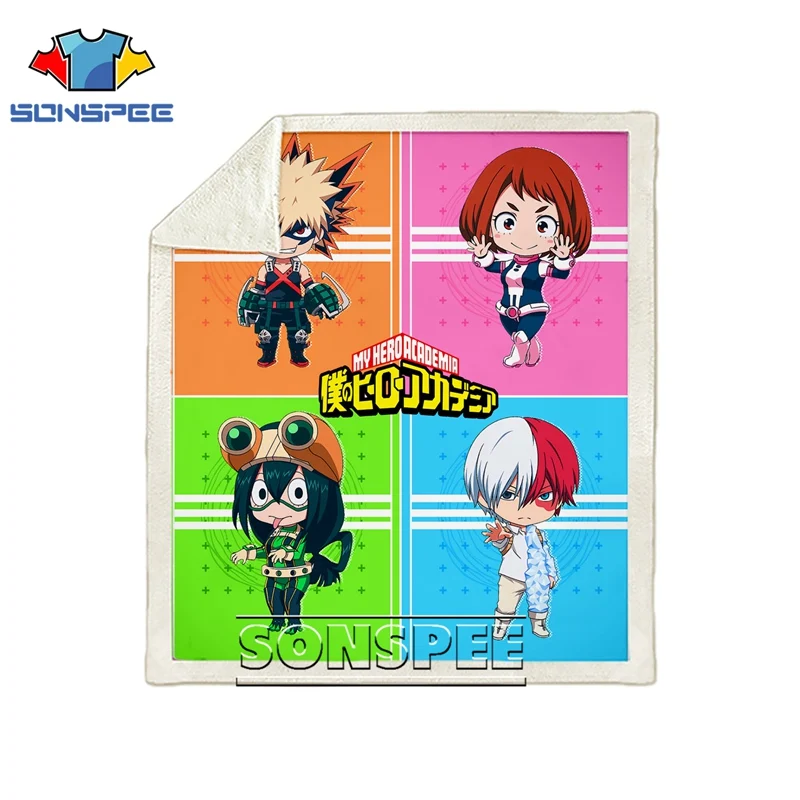 18 Диван Постельные принадлежности с рисунком автомобиля My hero Academy Boku no hero офис Harajuku набивное одеяло покрывало для путешествий мягкое детское одеяло для прогулок - Цвет: 18