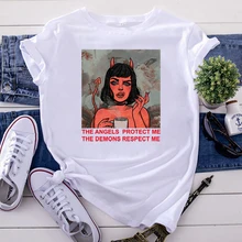 Best Price Cartoon Little Devil Girl Printing Womens Tshirts Gothic Harajuku Woman Tee Shirts High Quality Vintage T Shirts For Women'S Best Price Cartoon Little Devil Girl Printing Womens Tshirts Gothic Harajuku Woman Tee Shirts High Quality Vintage T Shirts For Women'S