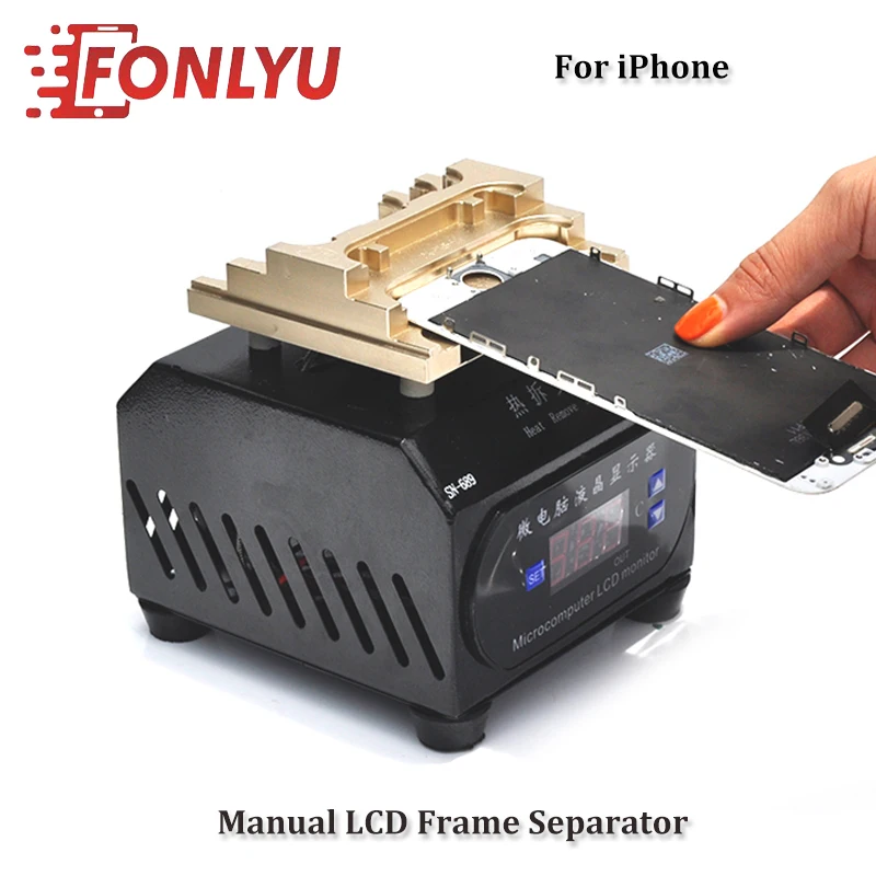 FR01 Mini Frame Removing Machine For iPhone X Xs XR XSmax 5G-8P LCD Bezel Frame Separating Tool