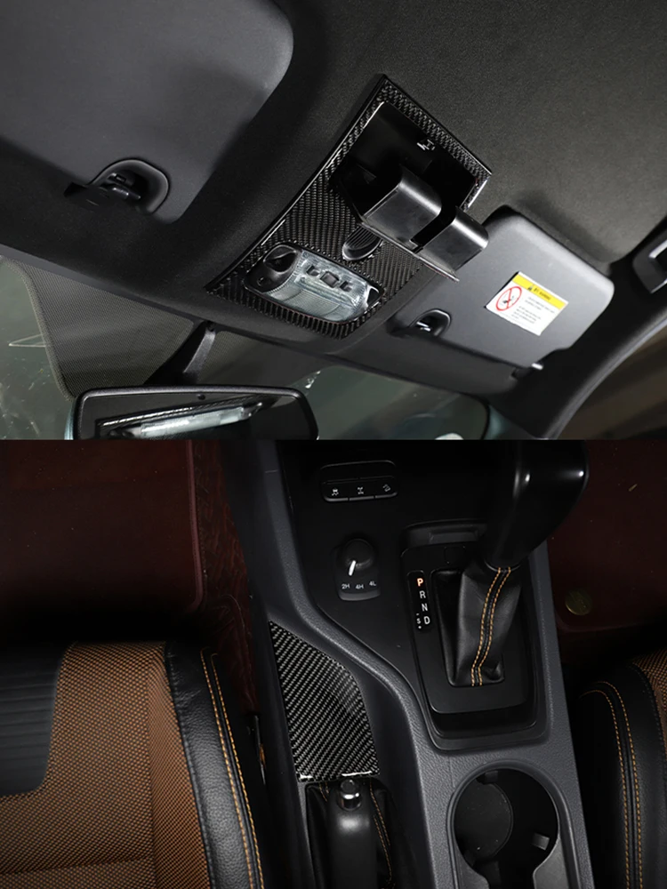 For Ford Ranger Wildtrak 2015-2021 Car Gear Panel Central Control Instrument Decorative Panel Interior Sticker Car Accessories