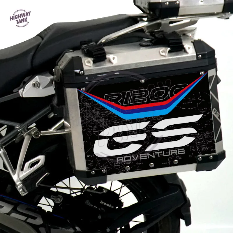 Motorcycle Reflective Decal Case for BMW ALUMINIUM PANNIERS Protector Sticker R1200GS R1250GS F800GS F850GS