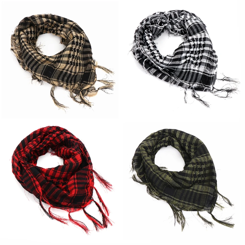 1Pc Thick Muslim Hijab Headshawl Tactical Desert Arab Scarves Men Women Winter Military Windproof Mask Hiking Scarf Bandanas