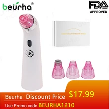 Вакуумный отсос угрей для удаления лица, спа Алмазный очиститель глубоких пор, Удаление прыщей, красота, уход за лицом, уход за кожей