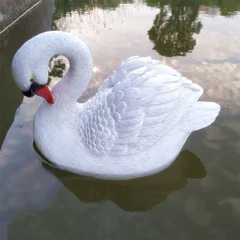 

Animal Duck Swan Resin Ornaments Garden Crafts Water Surface Decorations Craft Present Adornment Accessories Sculpture Duck