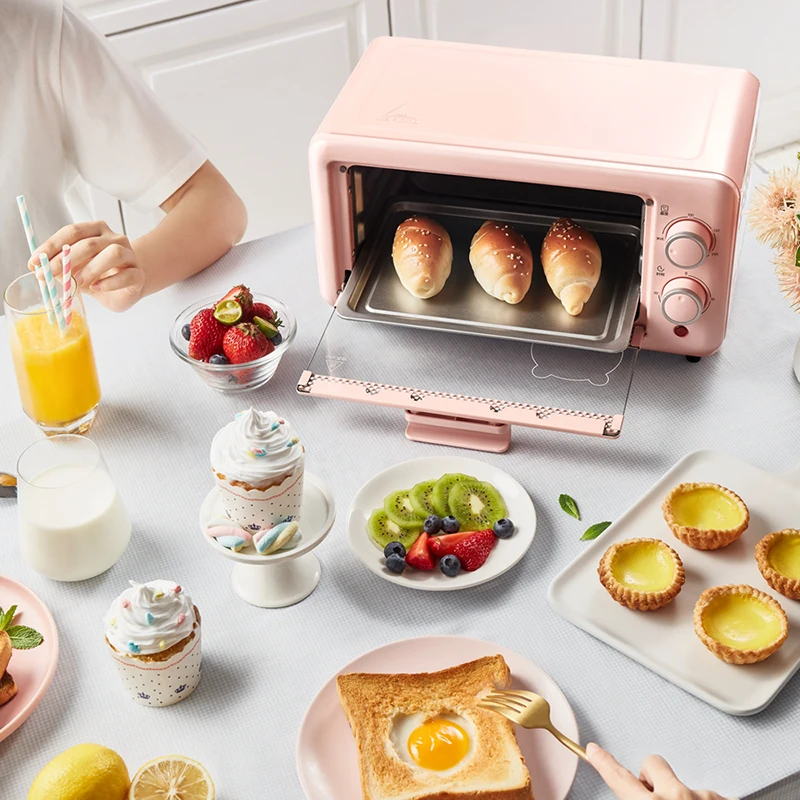 11L Electric Oven Baking Machine Microwave Oven Household Fully Automatic Multifunction Mini Pizza Cake Bread Machine