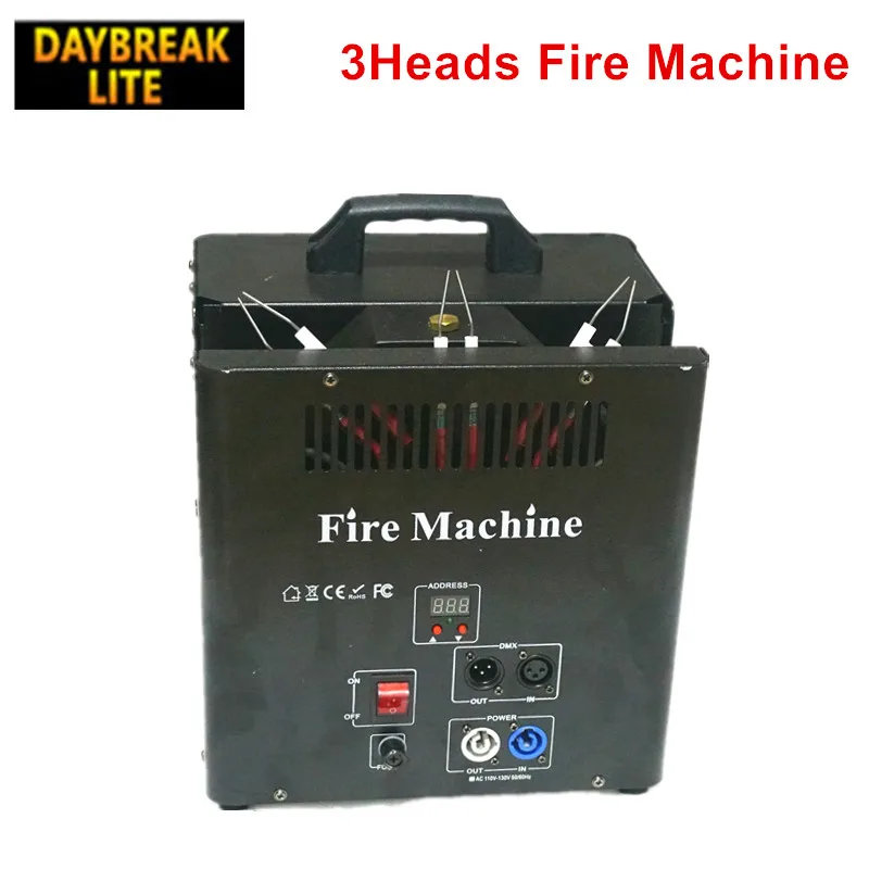 

stage effect flame machine 2heads / 3heads fire spray equipment 200w DMX512 2/3 heads flame maker