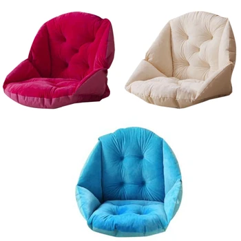 

Soft Plush Shell Design Seat Cushion Lumbar Back Support Cushion Pillow for Office Home Car Seat Chair Buttocks Pad