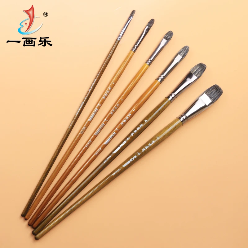 Eval High-Grade Ferret Badger Hair Professional Acrylic Oil Paint Brush Set Artist Brushes For Art Chinese Painting Supplies professional artist paint brush set of 12 painting brushes kit for kids adults great for watercolor oil or acrylic body painting