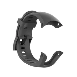 Premium Silicone Smart Watch Strap - Durable & Comfortable Design for Suunto 5 (Gray)
