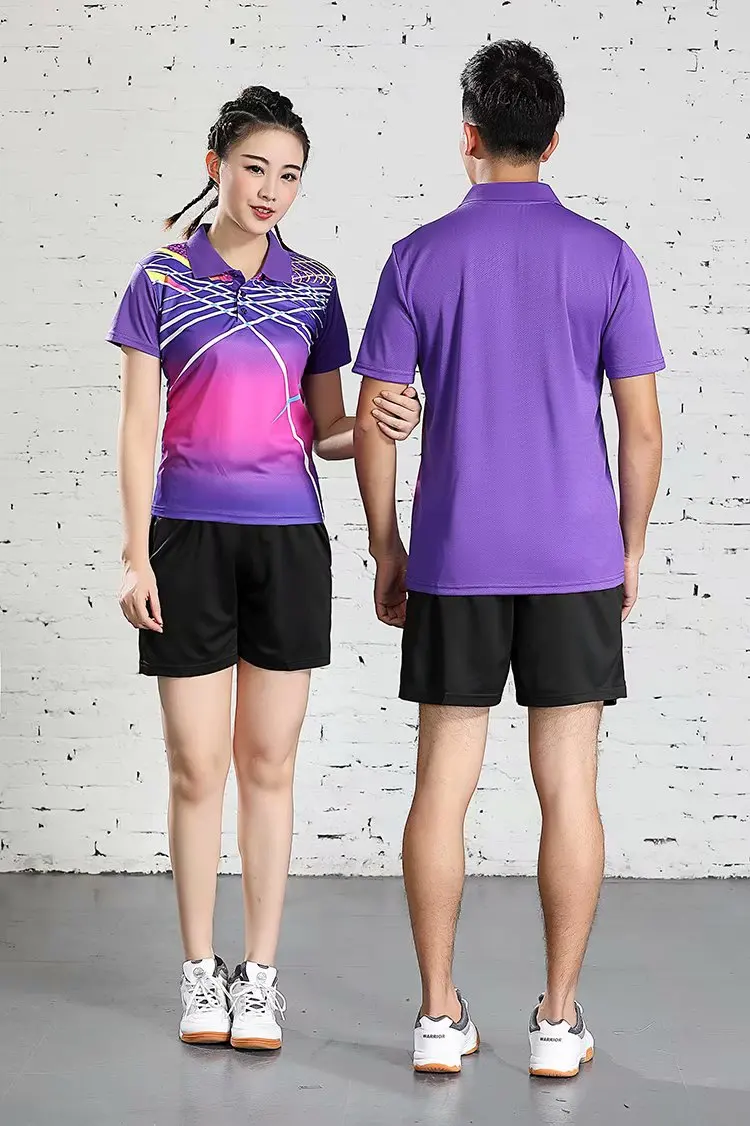 Badminton Polo T-Shirt Men Women Kids tennis shirt Quick Dry Short-Sleeve Training Breathable short sleeve t shirt sports clothes