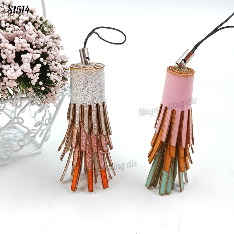 Tassel pendant серьги Трафаретный вырубной штамп 2," для скрапбукинга деревянный Штамповая Сталь Ножа S1514