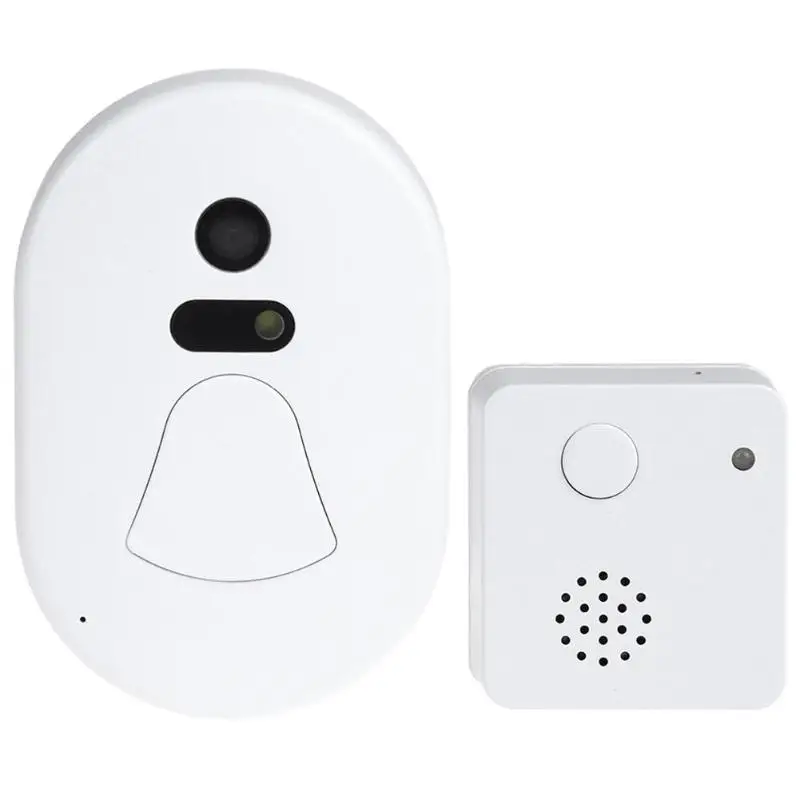 

VODOOL WIFI 2.4G Wireless WIFI Doorbell Camera Monitor Door Phone Auto Photo Cloud (US Plug)