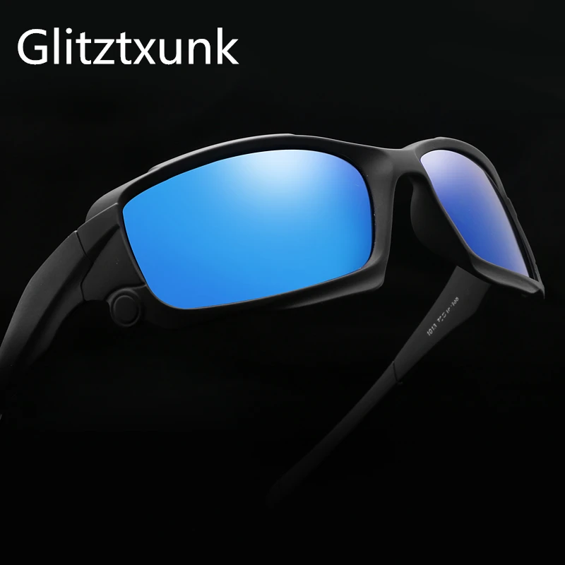 Glitztxunk поляризованные солнцезащитные очки мужские роскошные модные брендовые