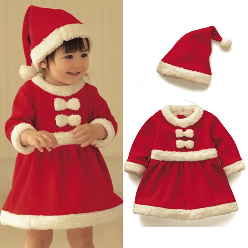 Распродажа! Рождественские платья для девочек и мальчиков; детский комплект одежды с Санта-Клаусом; вечерние платья; Детские костюмы; рождественские подарки - Цвет: for girls