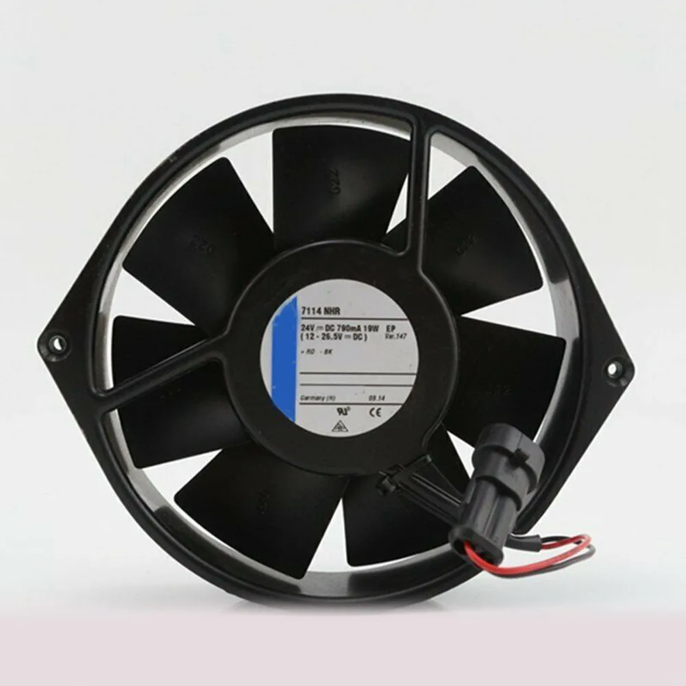 ^Cheap Cooling fan 7114 NHR for Ebmpapst Inverter Cooler 24V 19W 150*38mm 2pin