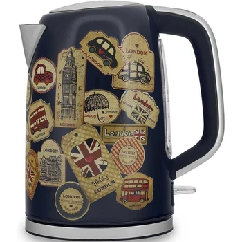 

Electric kettle Polaris PWK 1730ca, 2200 W, black and pattern