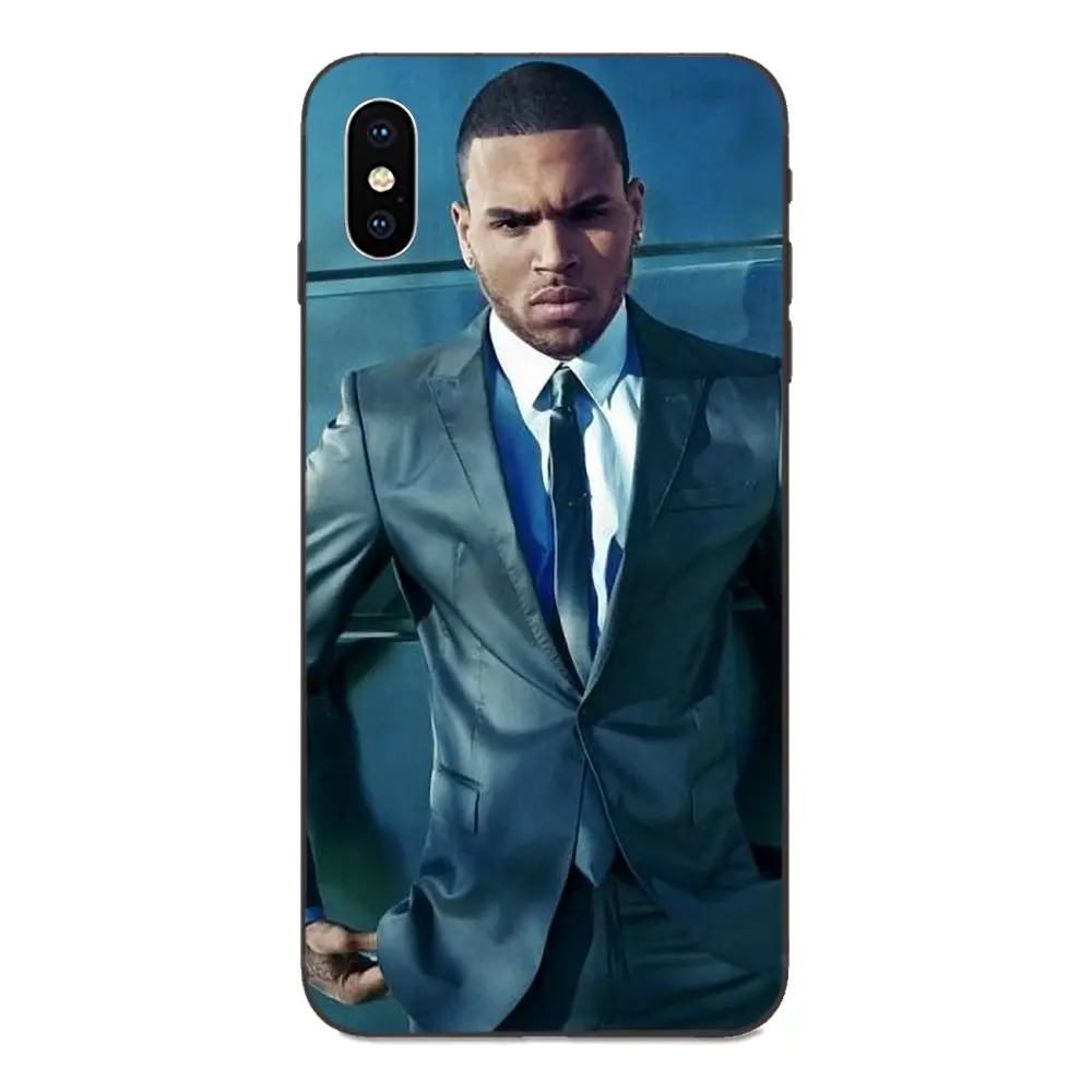 Team Breezy силиконовый чехол для телефона с изображением Криса коричневого Galaxy A8 A9 Star