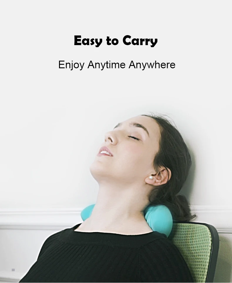 PurenLatex New Design Neck Retractor Pillow Memory Foam Orthopedic Pillow Gravity Stretch Cervical Vertebra Massage Spots Pillow-xq (8)