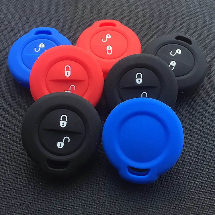 Подходит для Benz Smart Key Cover Fortwo Smart Car Candy Bar 2 Key модифицированный силиконовый чехол для ключей