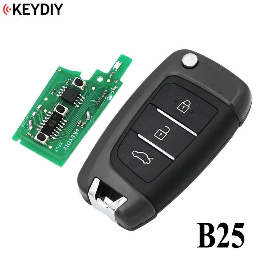 Ключ DIY B25 для KD-X2 KD900 KD900+ URG200 ключ программист дистанционное управление b-серия 3 кнопки