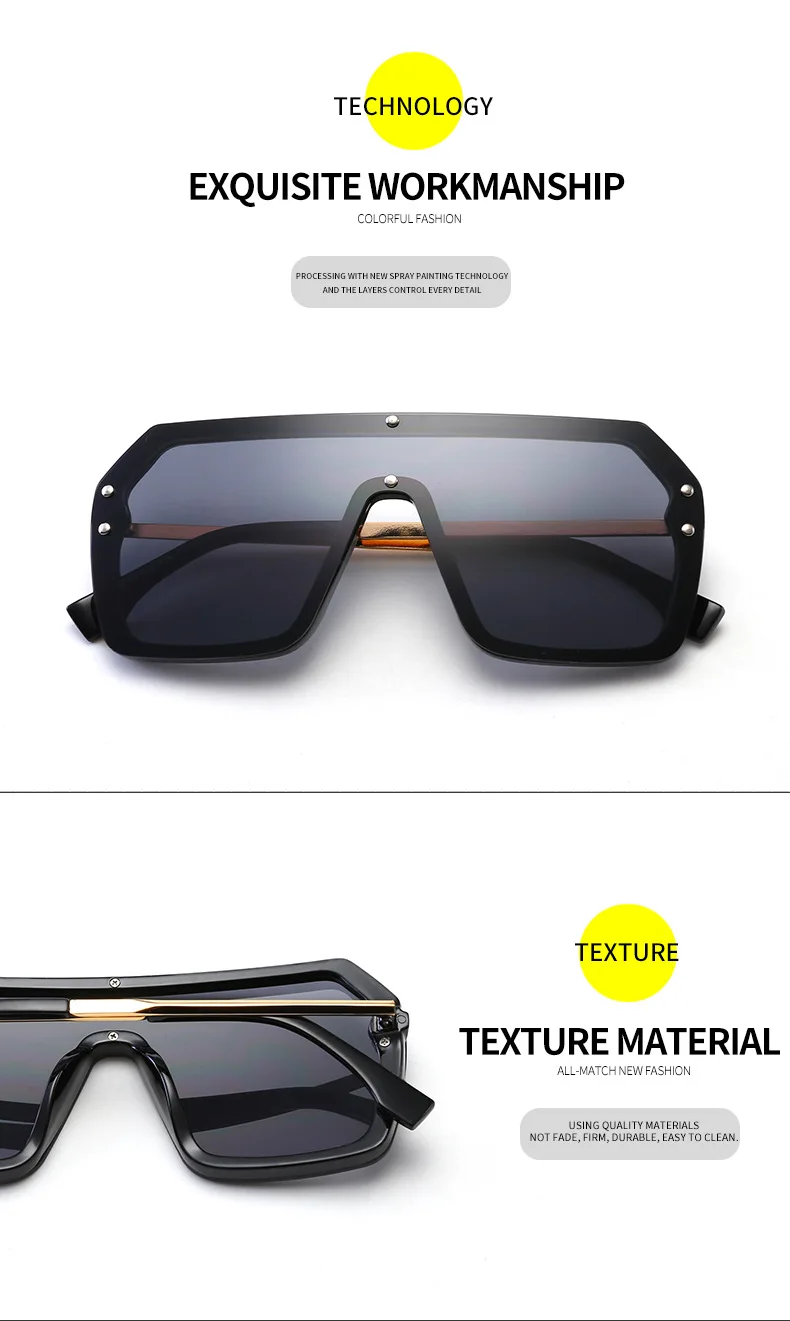 New F Letter Sunglasses Women Vintage Oversized Gradient Sun Glasses Shades Female Luxury Designer UV400 Sunglass