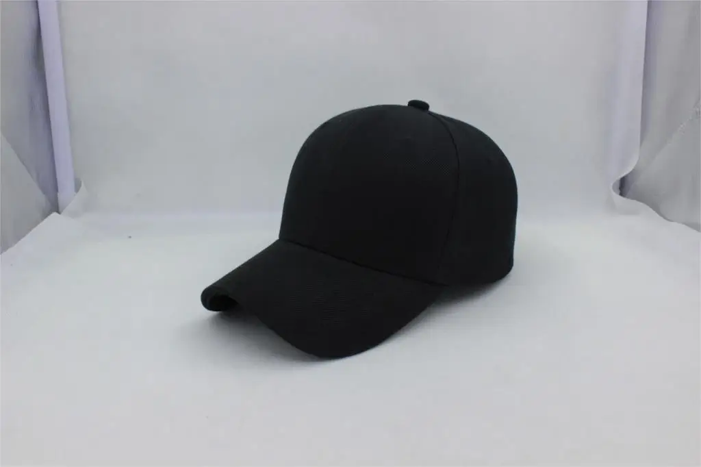 Бейсбольная кепка под заказ DIY логотип плоская кепка хип-хоп ребенок и взрослый печать вышивка бренд спортивный блок памяти шляпа высокого качества Snapback - Цвет: Black