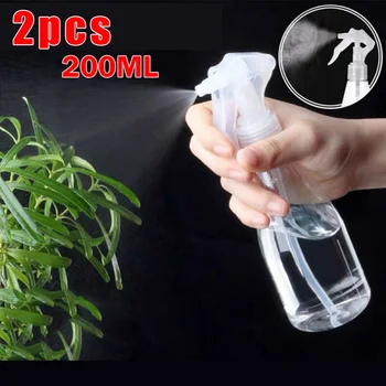 

Universal 2Pcs 200ml P OrtableHand-Pressed Transparent Watering Can Small Household Gardening Moisturizers Tool
