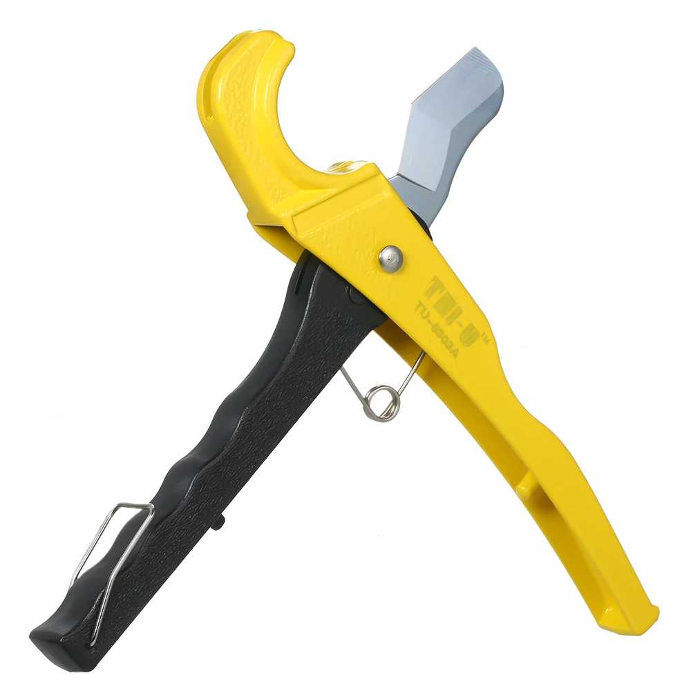 

TU-6303A Water Pipe Scissors Two-color Handle Branch Cut Portable Fast PVC Pipe Cutter Tube Cutter