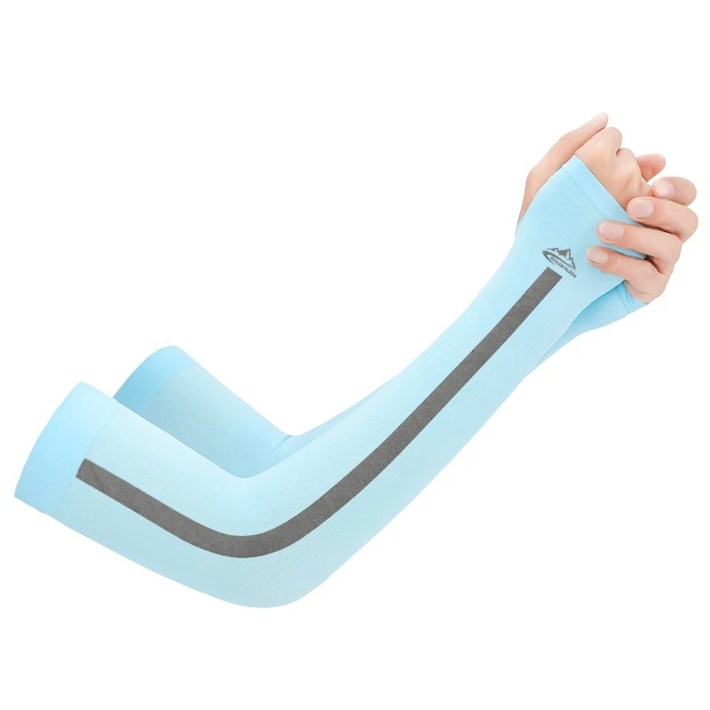Летние рукава для велоспорта унисекс дышащий ледяной шелк солнцезащитный манжет рукава для спорта на открытом воздухе защита от ультрафиолетового излучения