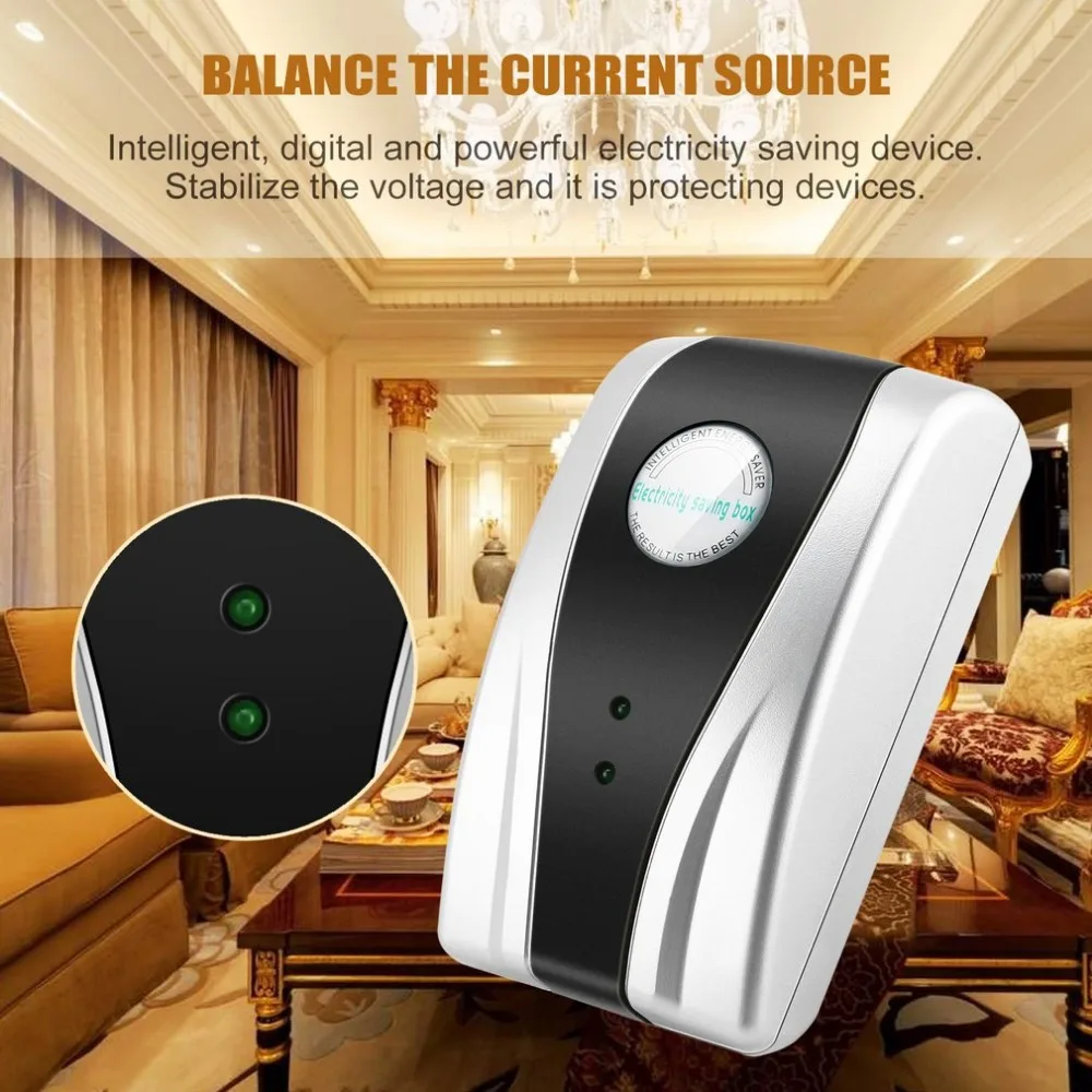 

Energy Saver 90V-240V New Type Power Electricity Saving Box ahorrador de corriente EU/US/UK Plug Drop Shipping