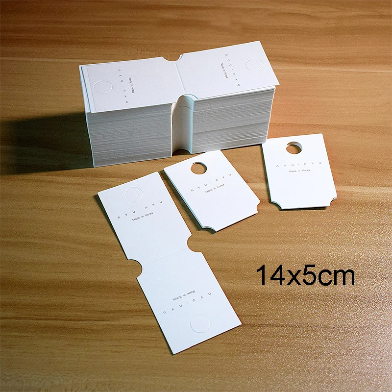 30pcs Earrings Paper Card for Bracelet Necklace Hairband Ear Studs DIY Jewelry Display Package Card Handmade 5x5/6x6/5x9/8x8cm