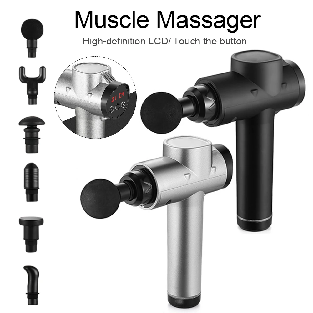 

Handheld Percussion Massager Deep Tissue Massager High-intensity Vibration Rechargeable Device For Muscle Pain Soreness Relief