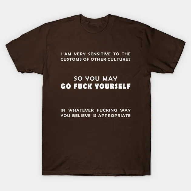 Men t-shirt Cultural Sensitivity tshirt Women t shirt | Мужская одежда
