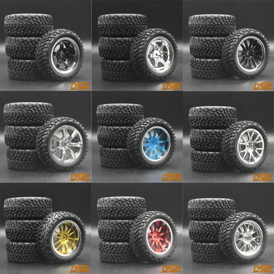 4 шт. 1/16 RC On-Road раллийные шины 75 мм подходит для HSP 94123 94122 9050 | Игрушки и хобби