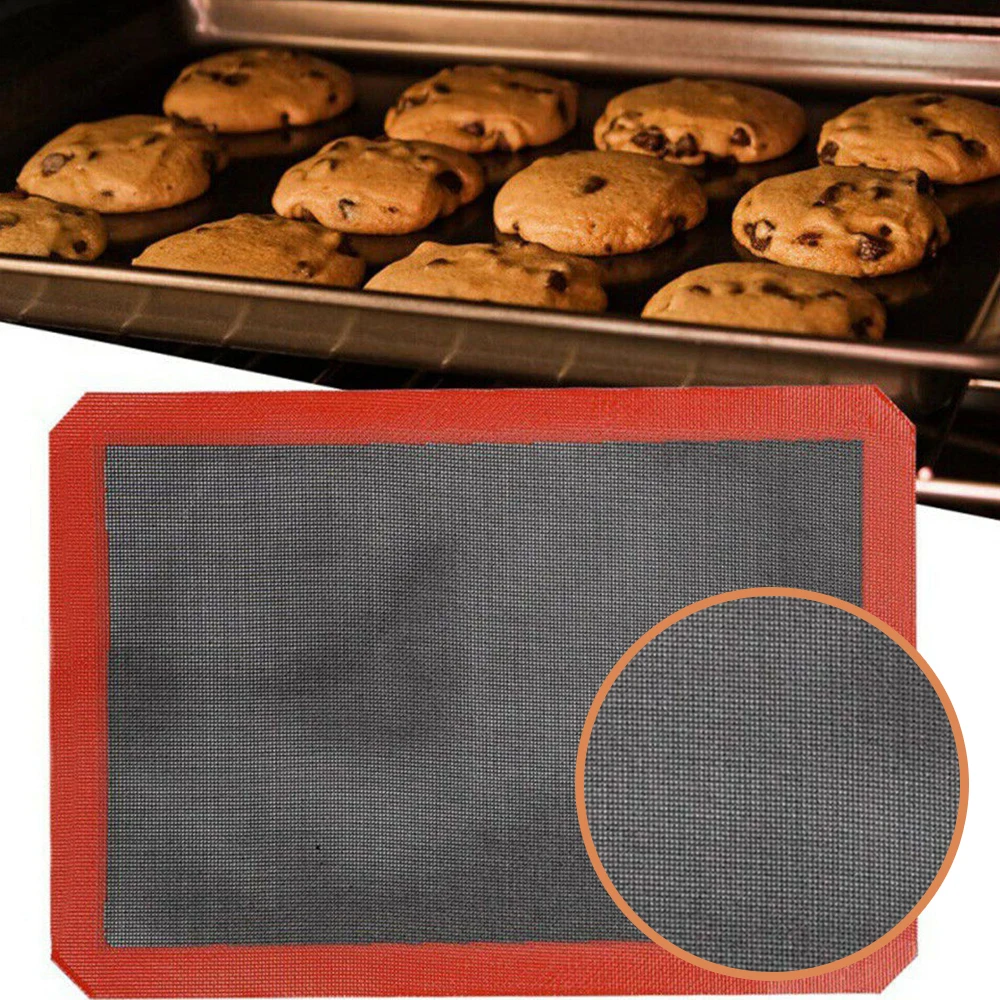 

Silicone Baking Mat Nonstick Baking Mat Heat Resistant Oven Sheet Liner Mat Cookie Bread Biscuit Kitchen Silicone Pastry Tool