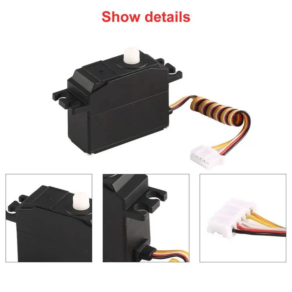 OCDAY 25g пластиковый сервопривод 4,8-6 V для 1/12 Wltoys 12428 12423 RC модель автомобиля рулевая Часть Аксессуары